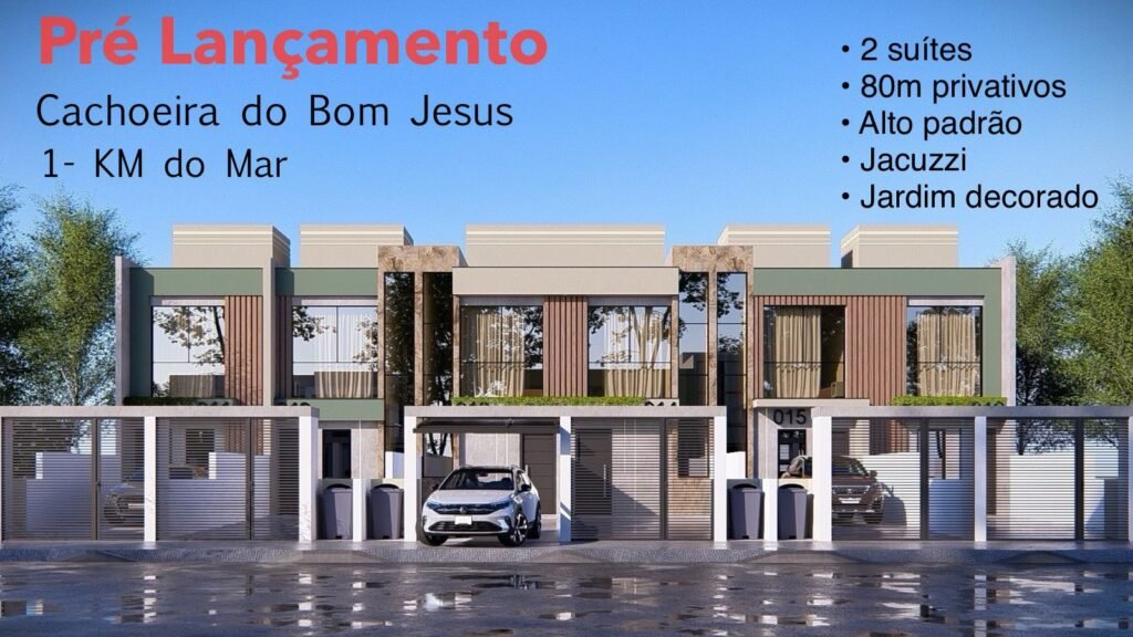 SOBRADOS NA CACHOEIRA DO BOM JESUS | DESIGN MODERNO E JACUZZI